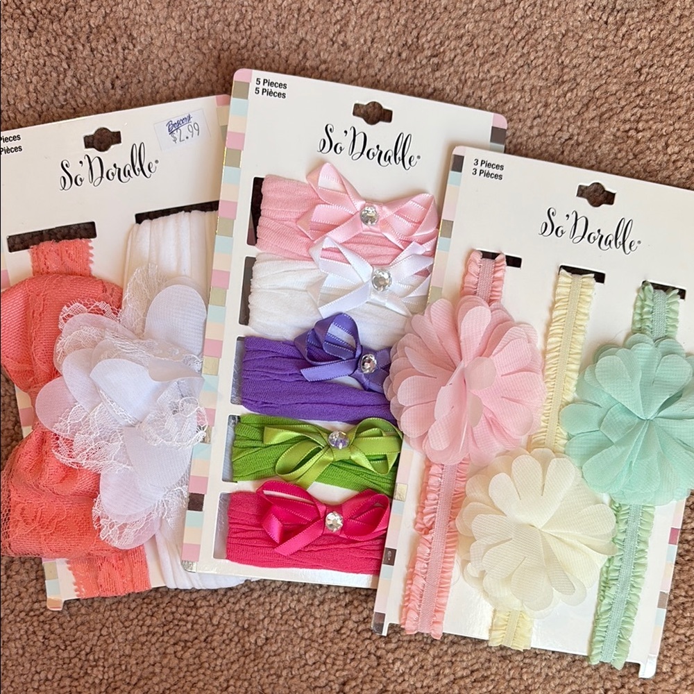 Bow Hair Accessories Sets
